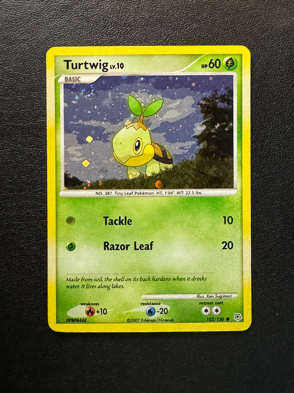 103 Turtwig Diamond & Pearl Common Moderately Played