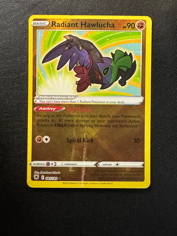 081 Radiant Hawlucha Astral Radiance Radiant Rare Near Mint