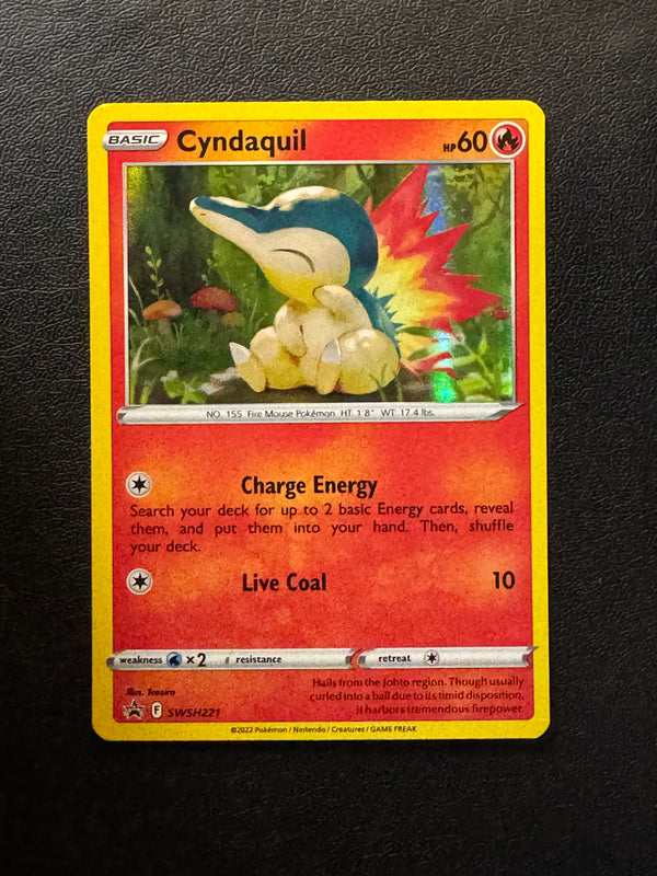 SWSH221 Cyndaquil SWSH Black Star Promos Promo Near Mint