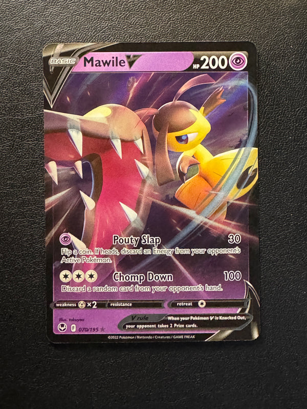 070 Mawile V Silver Tempest Holo Rare V NM