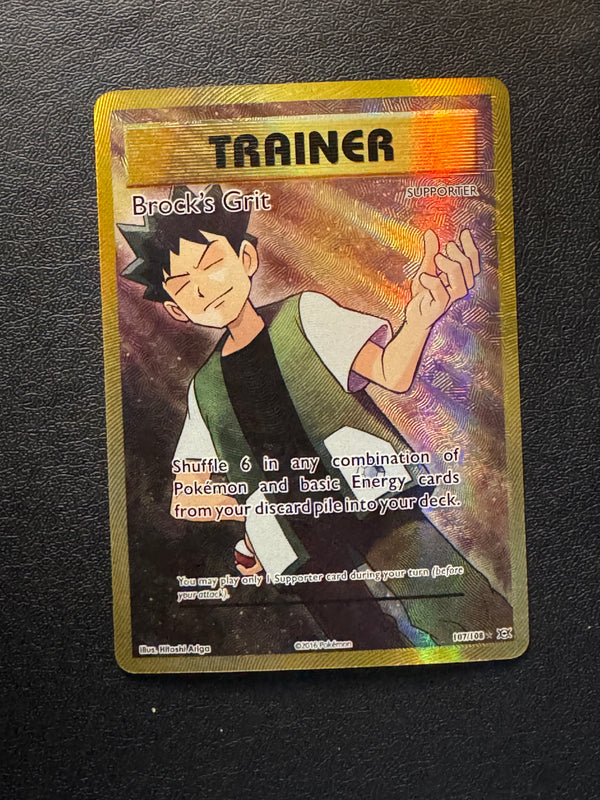 107 Brock's Grit Evolutions Rare Ultra Near Mint