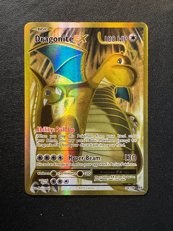 106 Dragonite EX Evolutions Rare Ultra Lightly Played