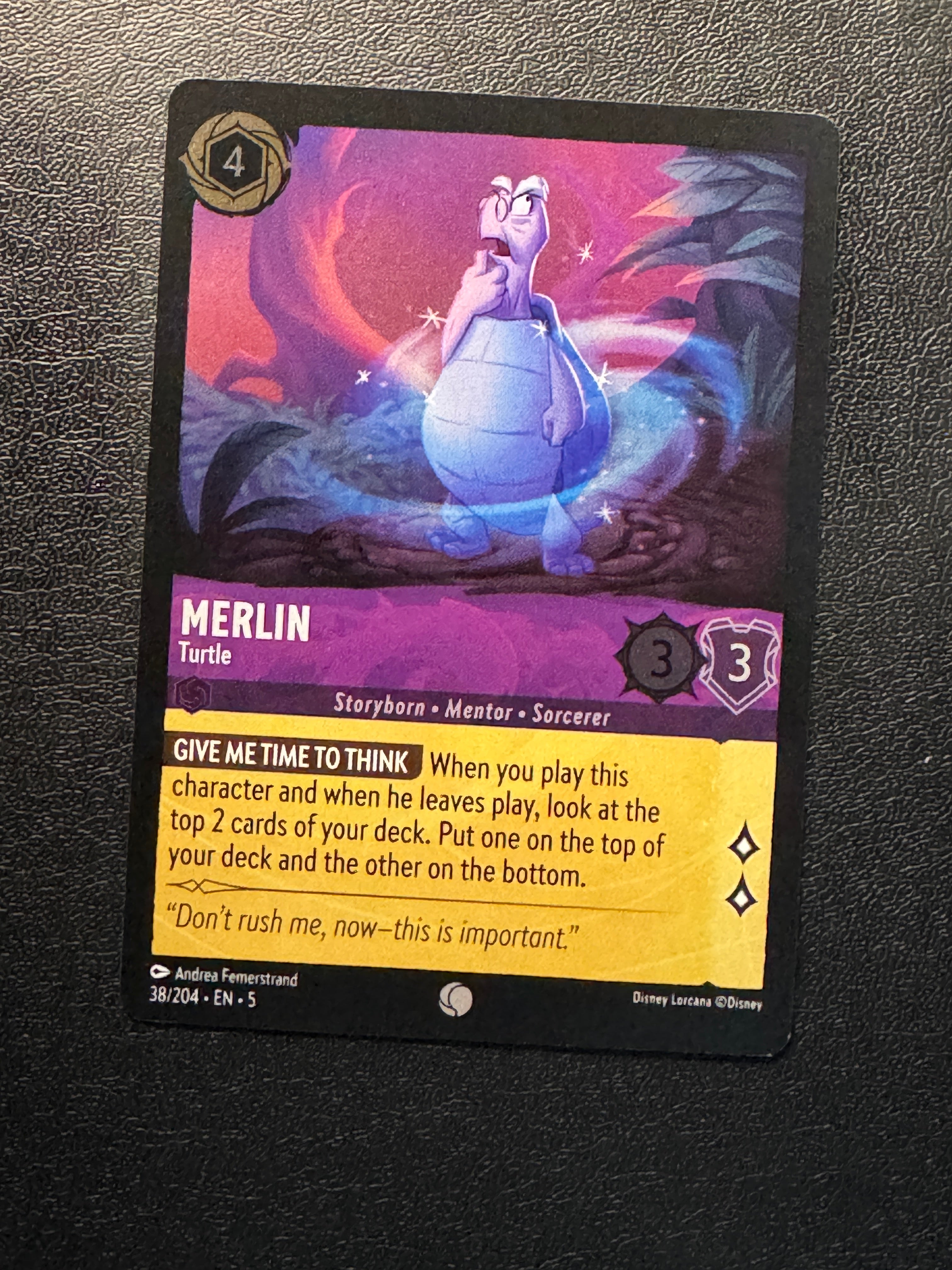 merlin lorcana card 038 Merlin