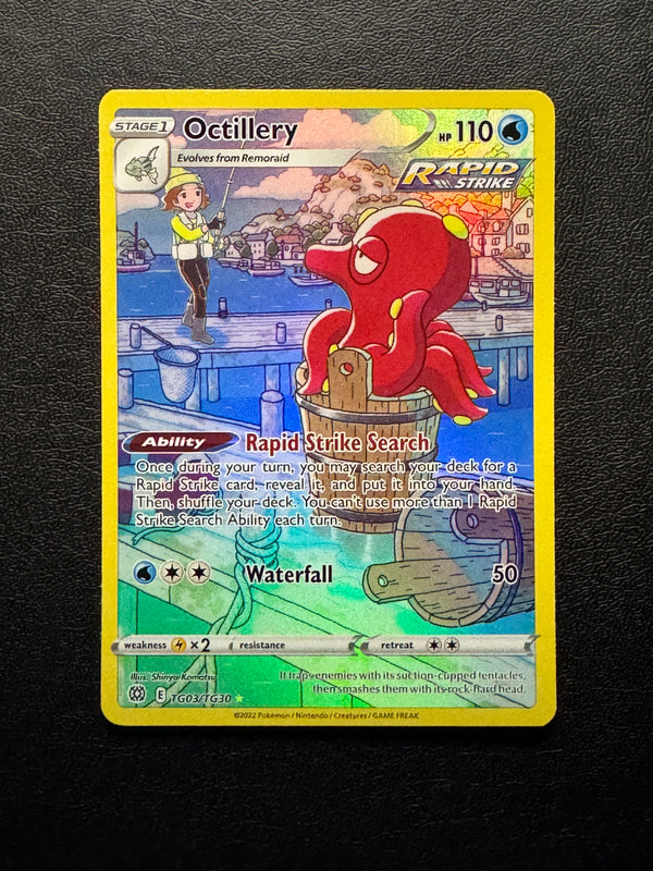 TG03 Octillery Brilliant Stars Rare Holo Near Mint