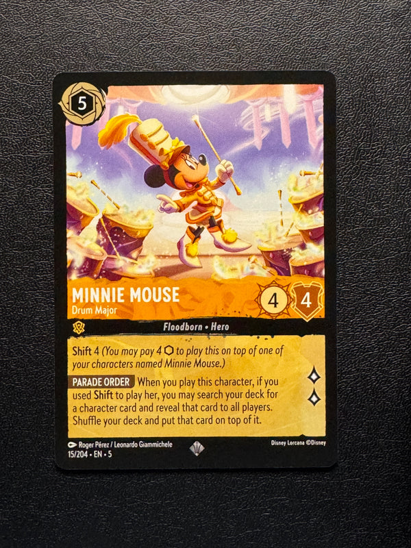 015 Minnie Mouse - Drum Major Shimmering Skies Rare Near Mint