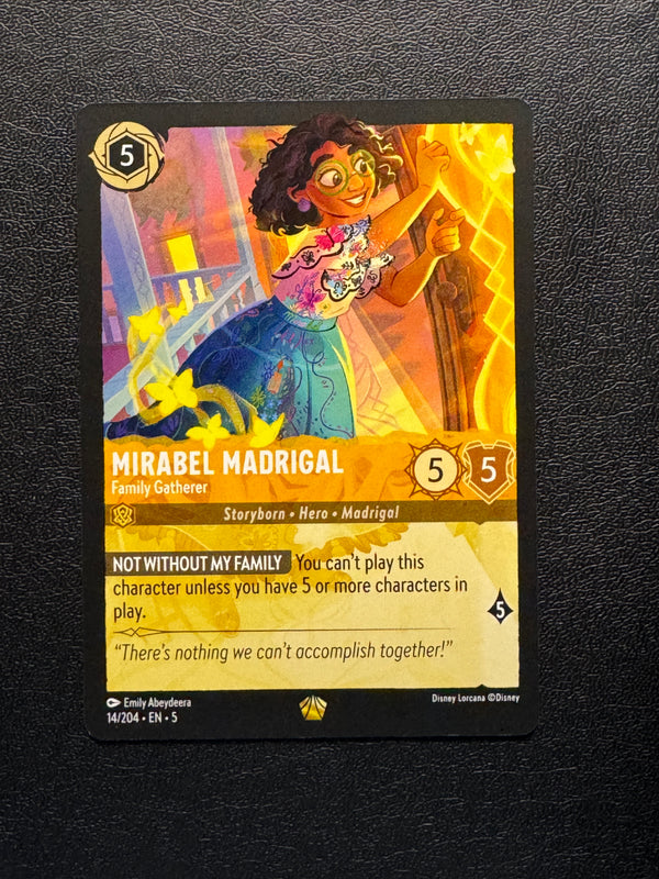 014 Mirabel Madrigal - Family Gatherer Shimmering Skies Legendary Near Mint