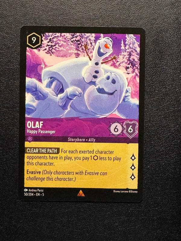 050 Olaf - Happy Passenger Shimmering Skies Rare Near Mint