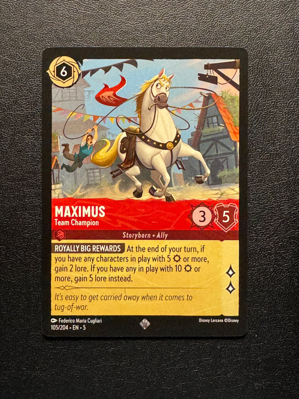 105 Maximus - Team Champion Shimmering Skies Rare Near Mint