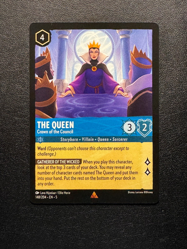 148 The Queen - Crown of the Council Shimmering Skies Rare Near Mint