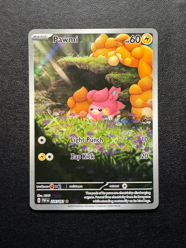 226 Pawmi Paldean Fates Illustration Rare NM