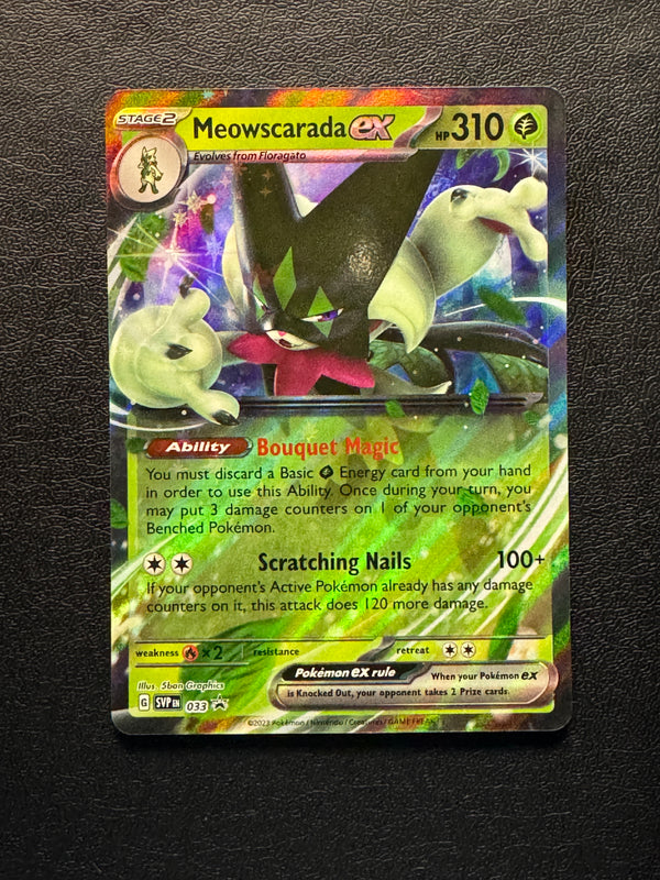 033 Meowscarada ex SV Black Star Promos Promo Near Mint