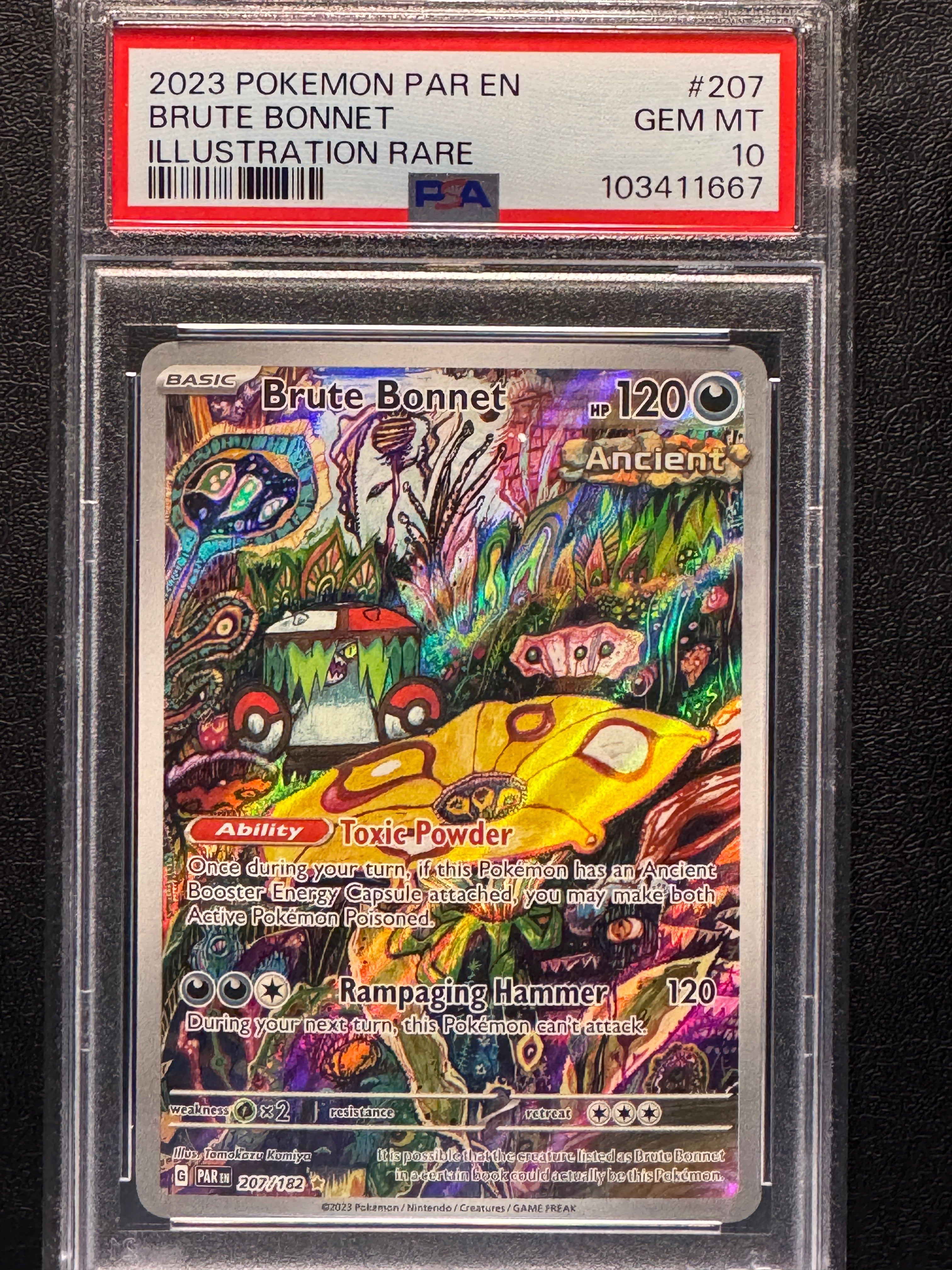 207 Brute Bonnet Paradox Rift Illustration Rare PSA 10 – k0s