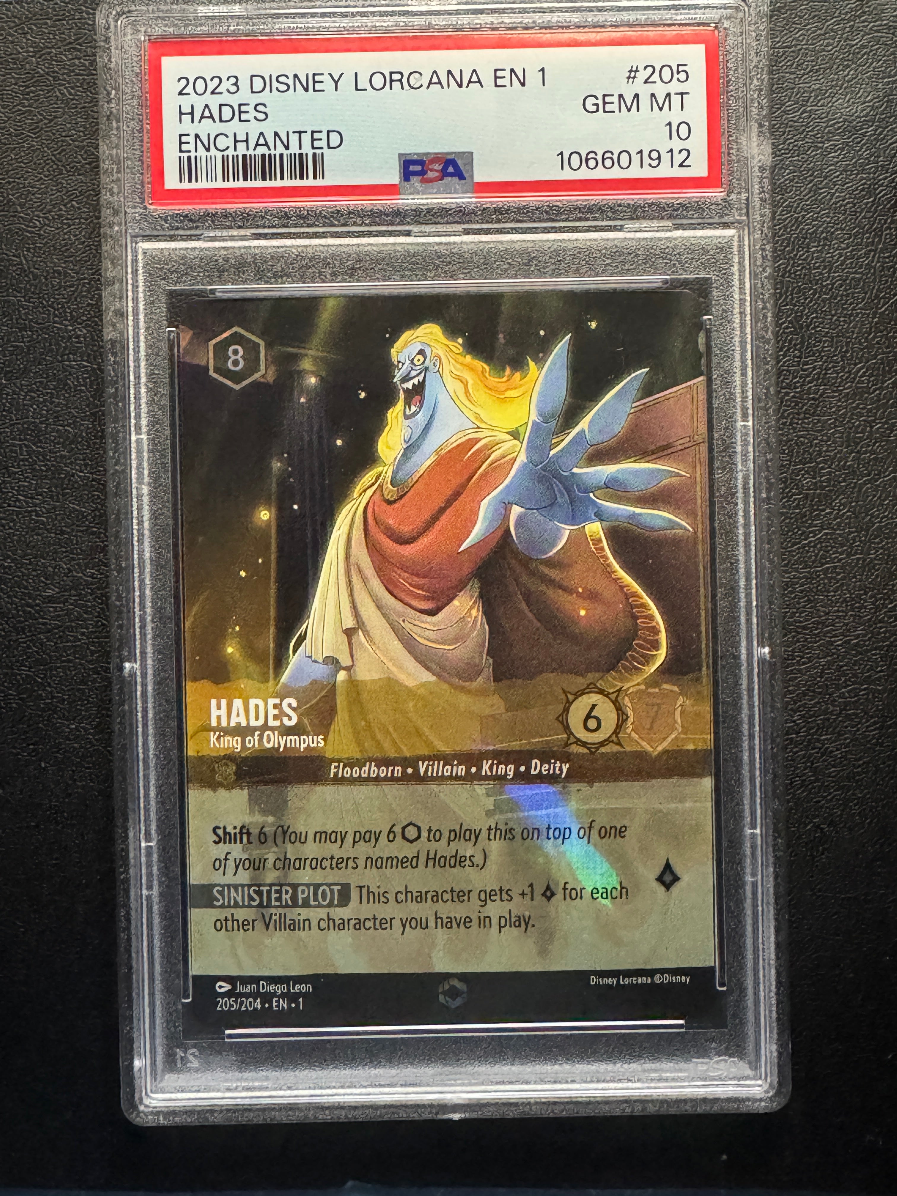 205 Hades - King of Olympus The First Chapter Enchanted PSA 10 k0s Card Shop 205 Hades - King of Olympus The First Chapter Enchanted PSA 10 k0s Card Shop