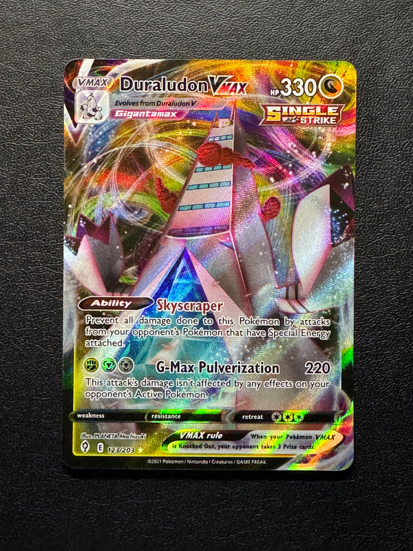 123 Duraludon VMAX Evolving Skies Holo Rare VMAX Near Mint