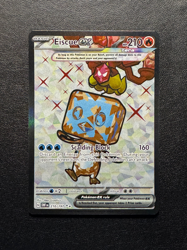 210 Eiscue ex Obsidian Flames Ultra Rare Near Mint