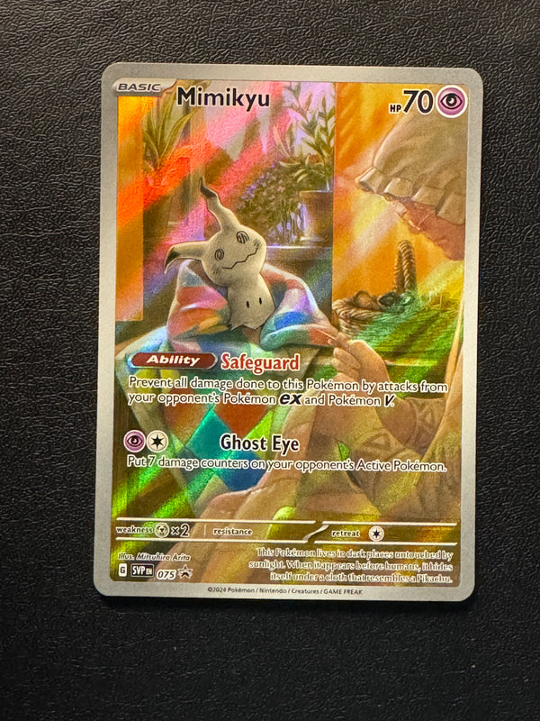 075 Mimikyu SV Black Star Promos Promo Near Mint