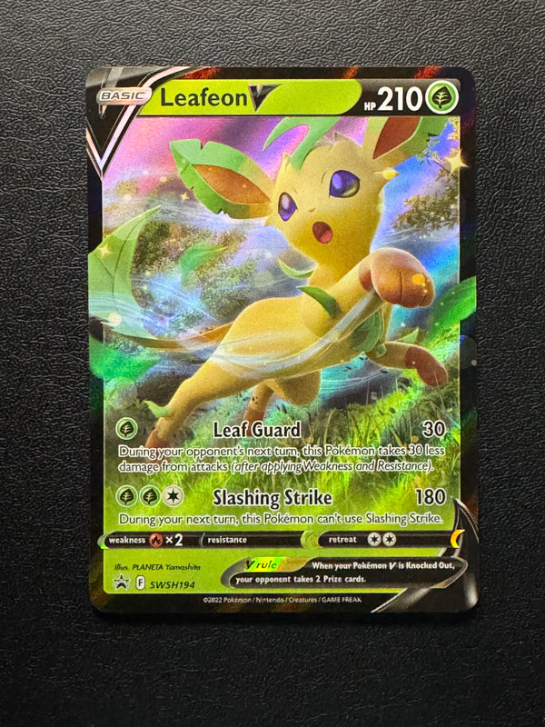 SWSH194 Leafeon V SWSH Black Star Promos Promo Near Mint