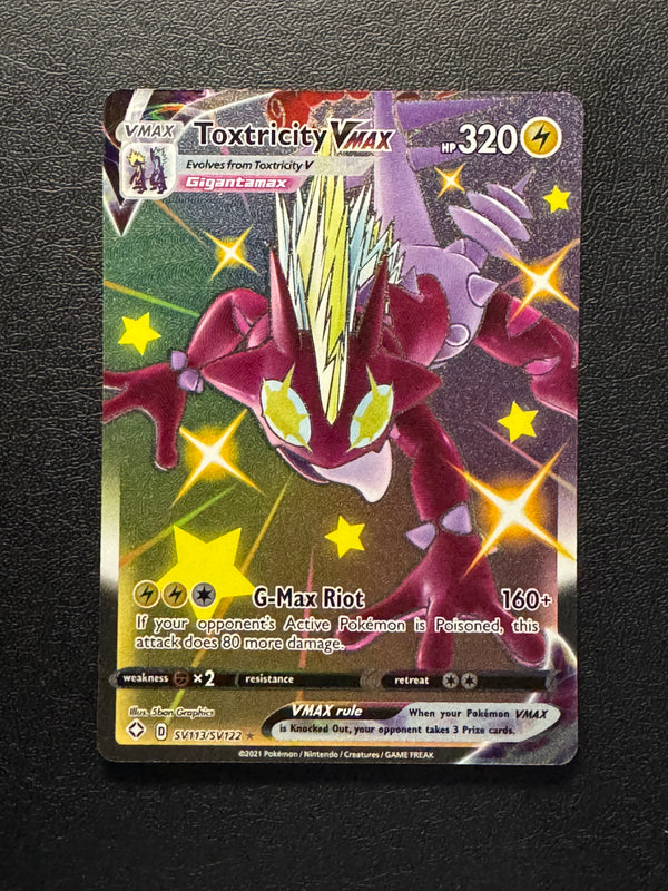 SV113 Toxtricity VMAX Shining Fates Shiny Rare VMAX Near Mint