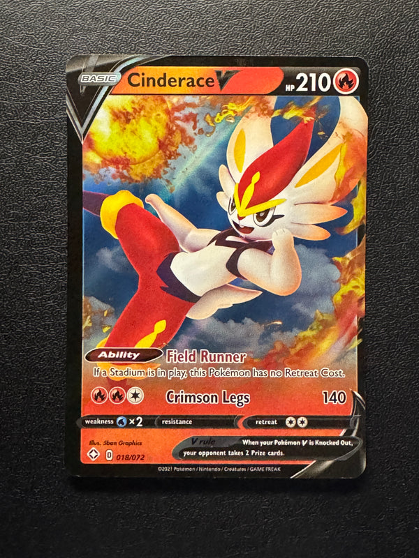 018 Cinderace V Shining Fates Holo Rare V Near Mint