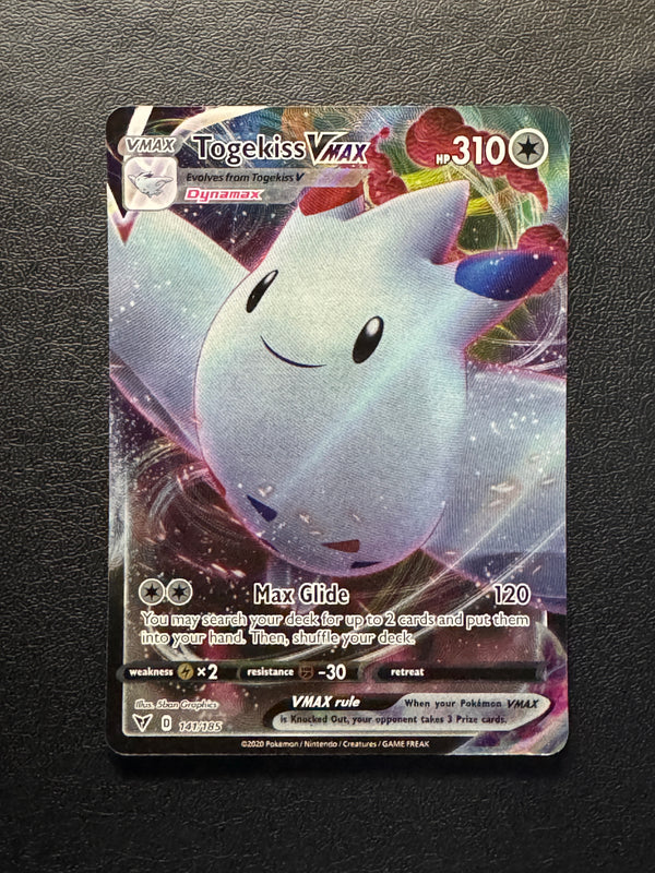 141 Togekiss VMAX Vivid Voltage Holo Rare VMAX Near Mint