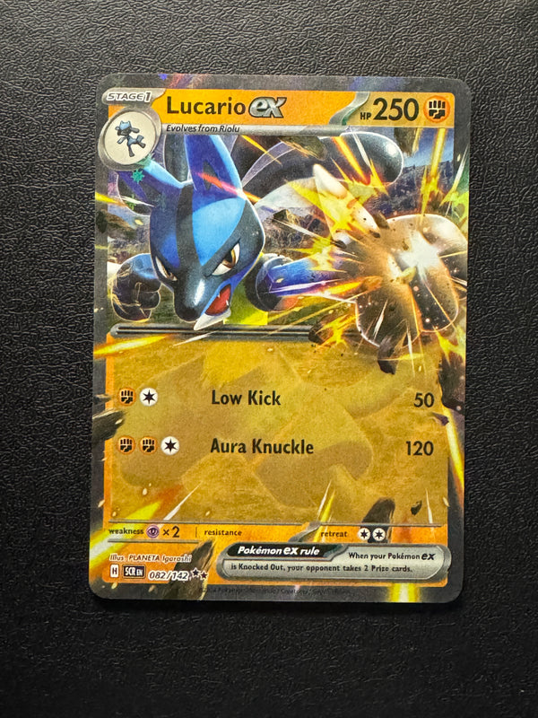 082 Lucario ex Stellar Crown Double Rare NM