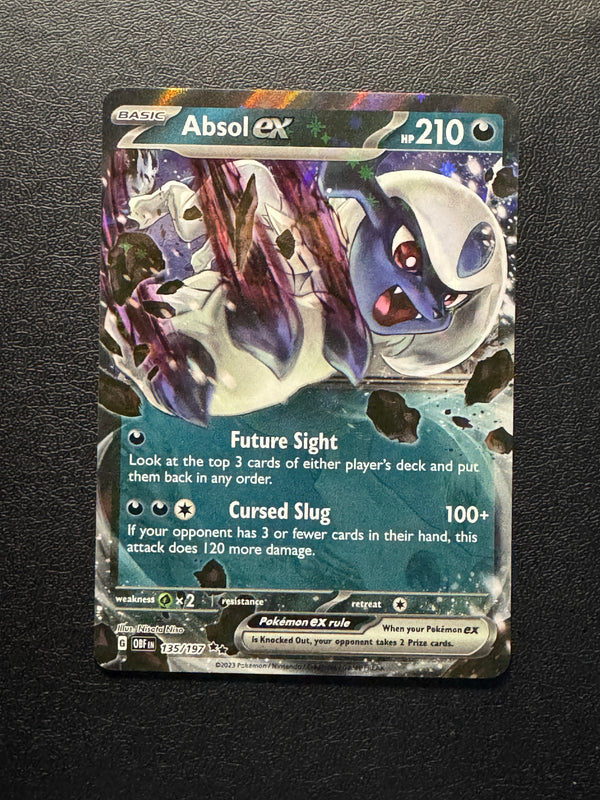 135 Absol ex Obsidian Flames Double Rare Near Mint
