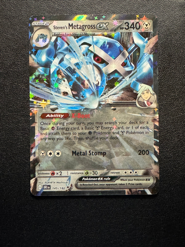 145 Steven's Metagross ex Destined Rivals Double Rare Near Mint