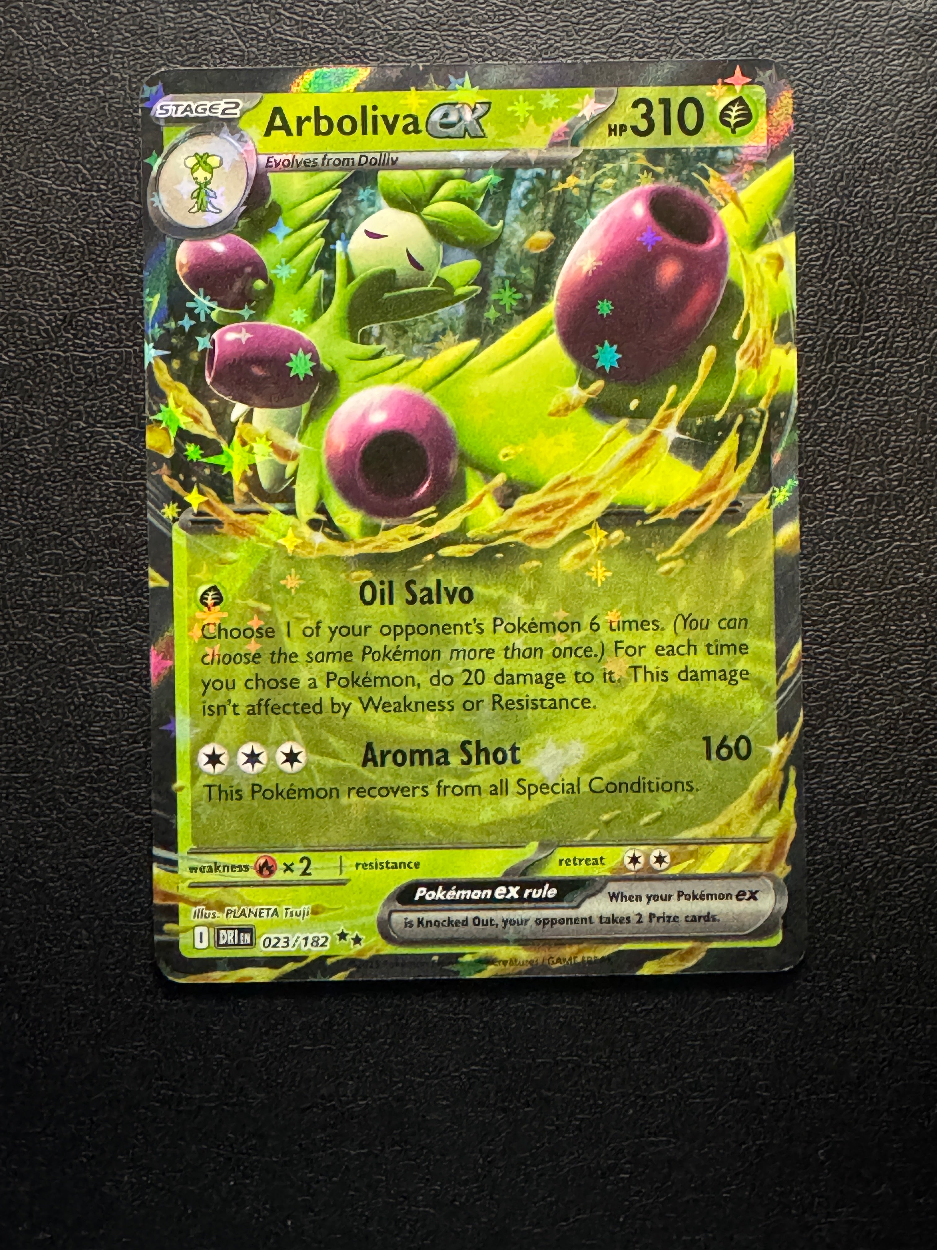 arboliva pokemon card value 023 Arboliva ex Destined Rivals Double Rare Near Mint – k0s Card Shop