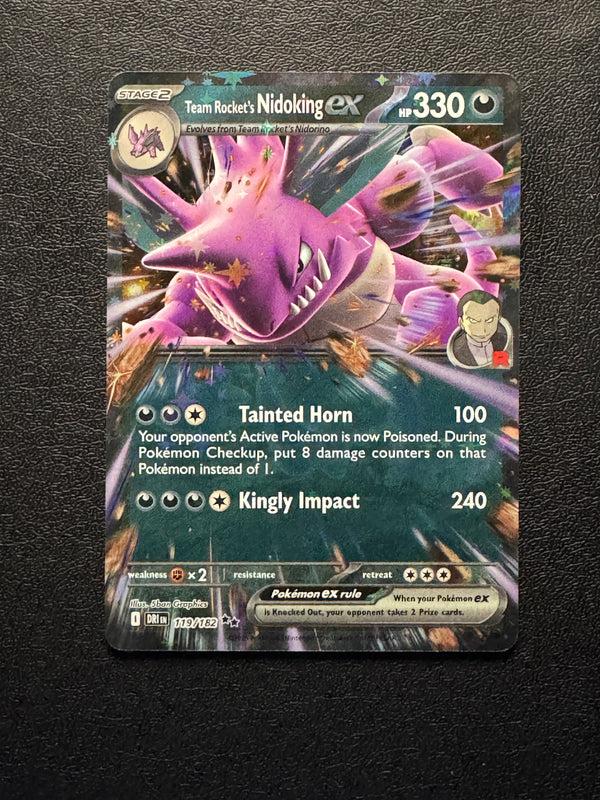 119 Team Rocket's Nidoking ex Destined Rivals Double Rare Near Mint