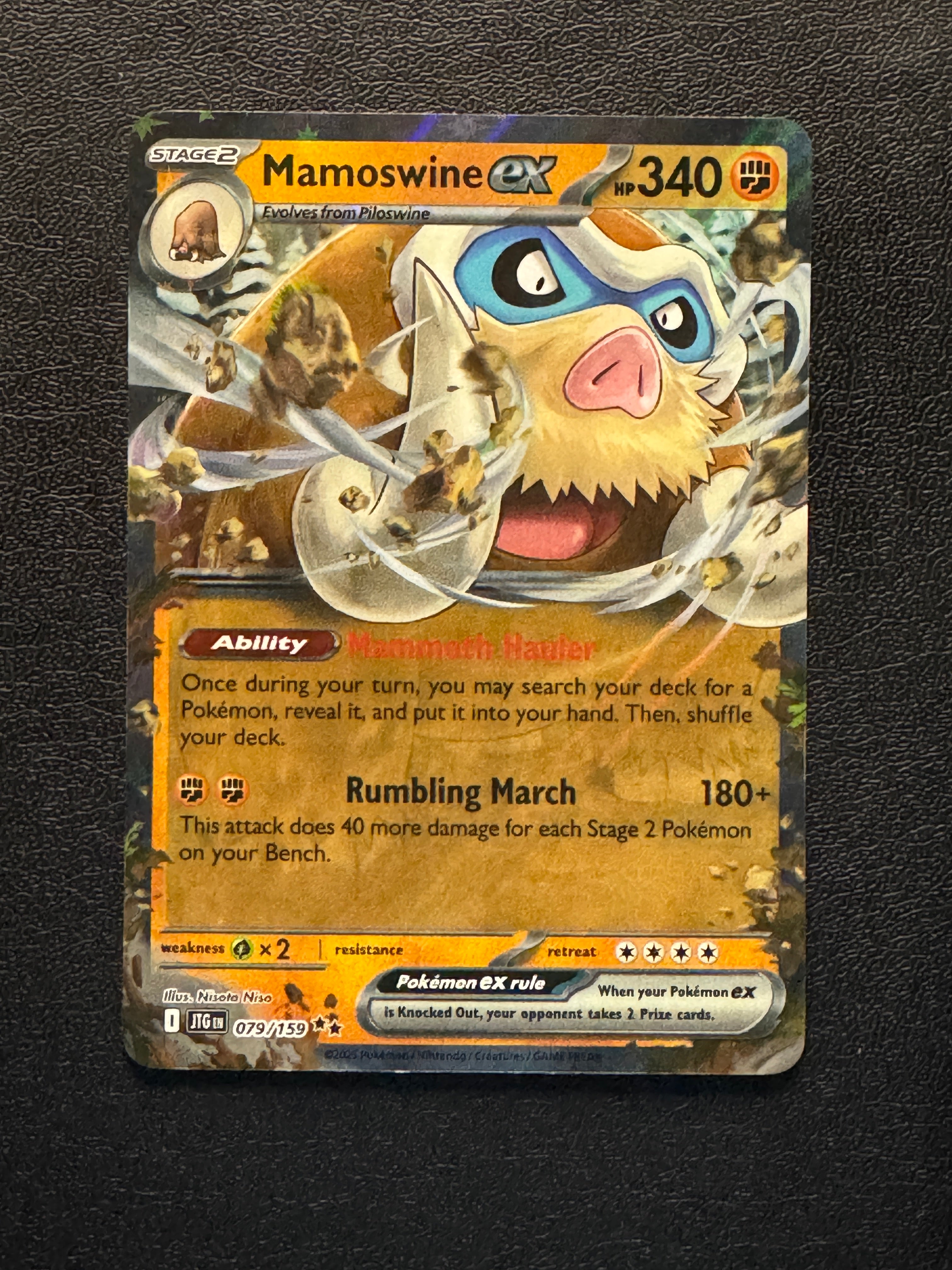 079 Mamoswine ex Journey Together Double Rare Near Mint k0s Card Shop 079 Mamoswine ex Journey Together Double Rare Near Mint k0s Card Shop