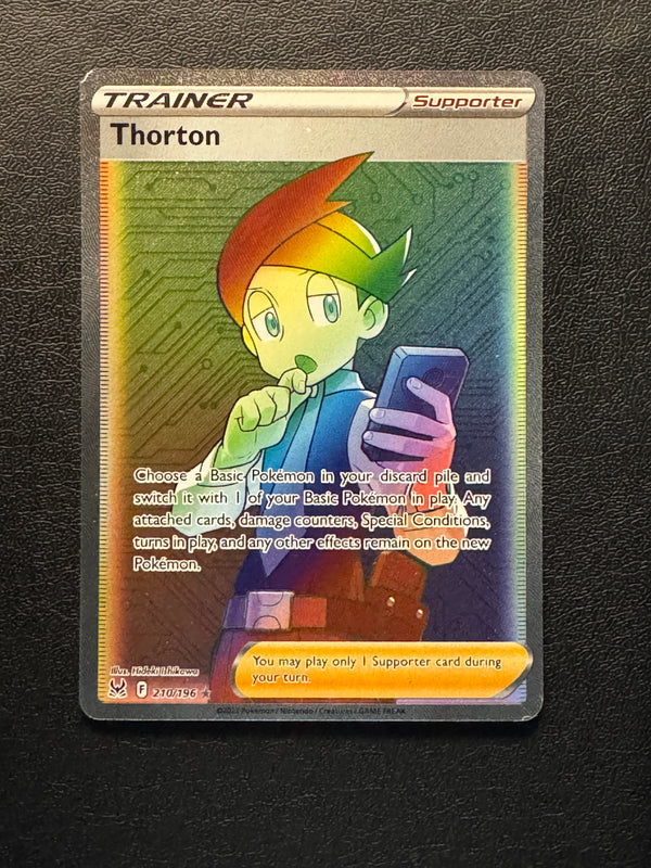 210 Thorton Lost Origin Rare Rainbow Near Mint