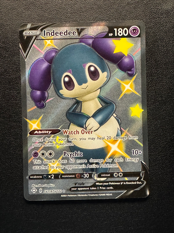 SV114 Indeedee V Shining Fates Shiny Rare V Near Mint
