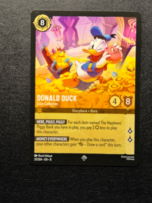 037 Donald Duck - Coin Collector Reign of Jafar Super Rare Near Mint