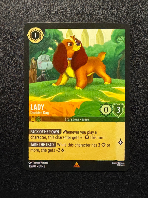 033 Lady - Decisive Dog Reign of Jafar Rare Near Mint