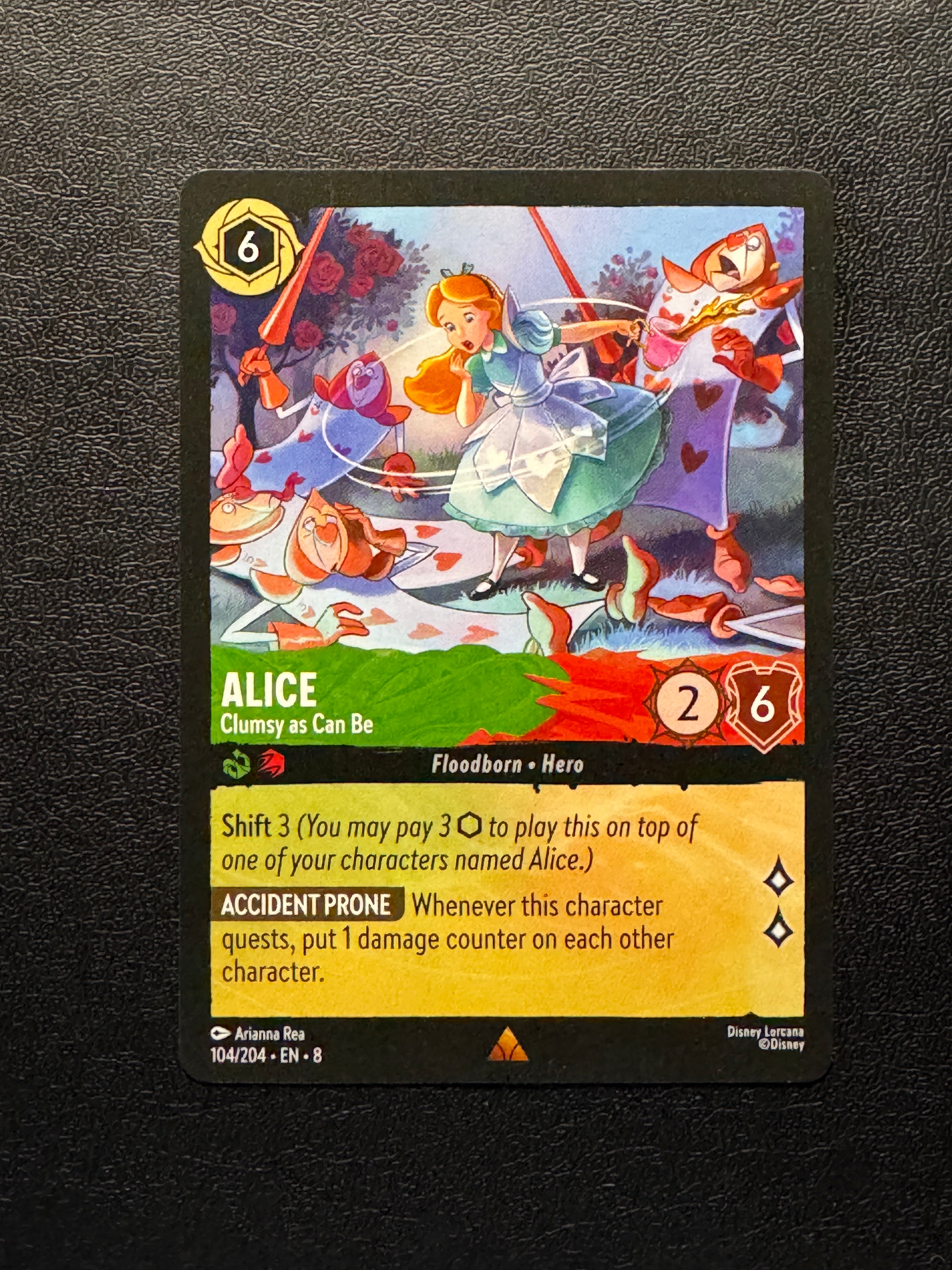 alice lorcana card 104 Alice