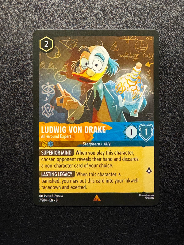 007 Ludwig Von Drake - All-Around Expert Reign of Jafar Rare Near Mint