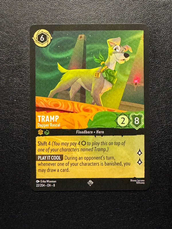 022 Tramp - Dapper Rascal Reign of Jafar Super Rare Near Mint
