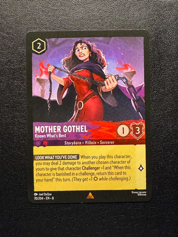 070 Mother Gothel - Knows What's Best Reign of Jafar Rare Near Mint
