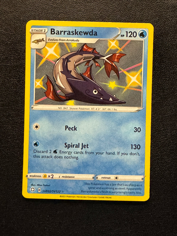 SV032 Barraskewda Shining Fates Rare Shiny Near Mint