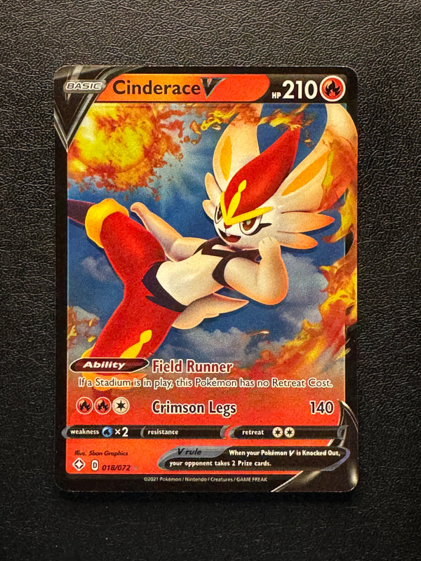 035 Cinderace V Rebel Clash Holo Rare V Near Mint