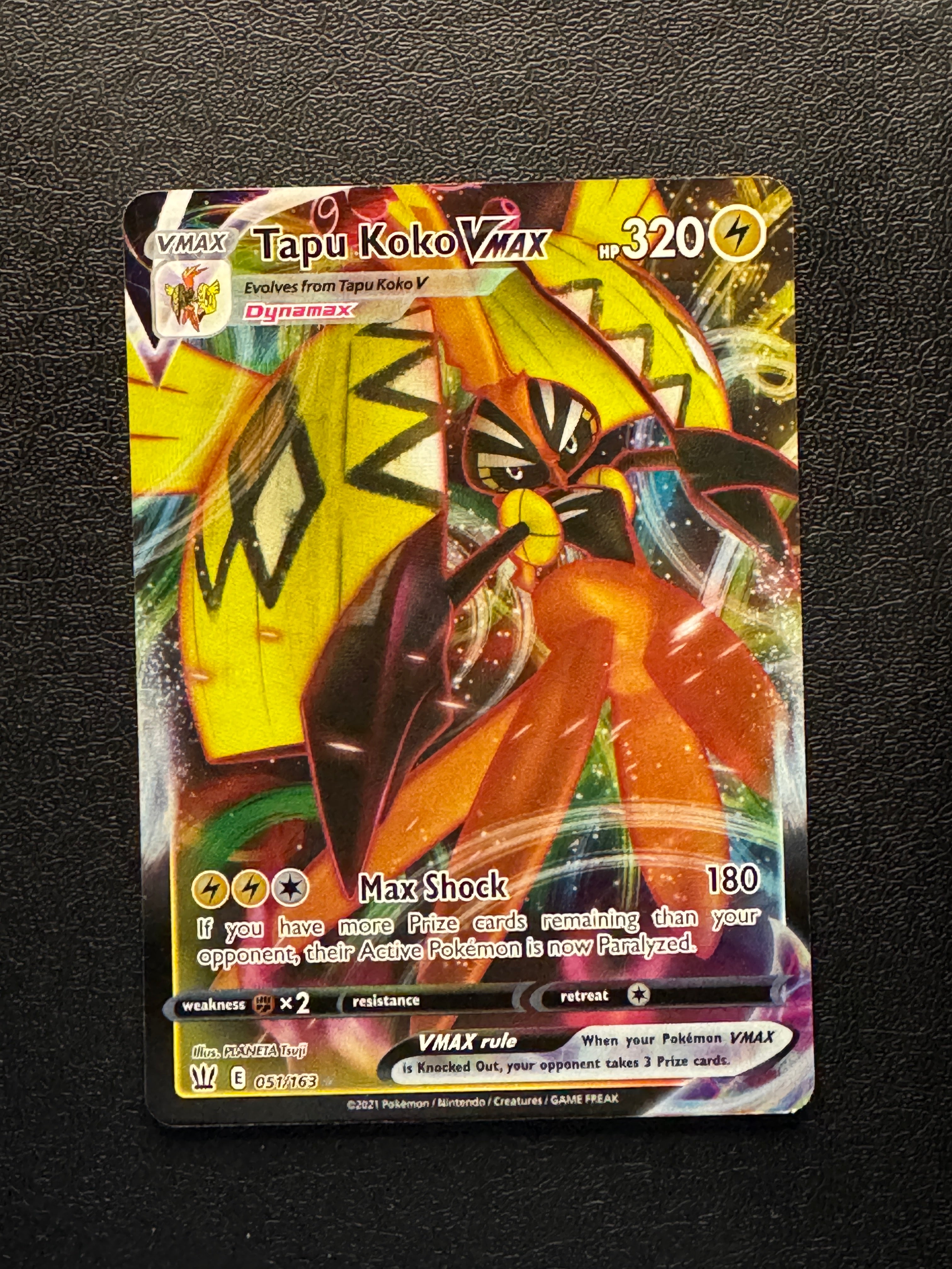 051 Tapu Koko VMAX Battle Styles Holo Rare VMAX Near Mint k0s Card Shop 051 Tapu Koko VMAX Battle Styles Holo Rare VMAX Near Mint k0s Card Shop