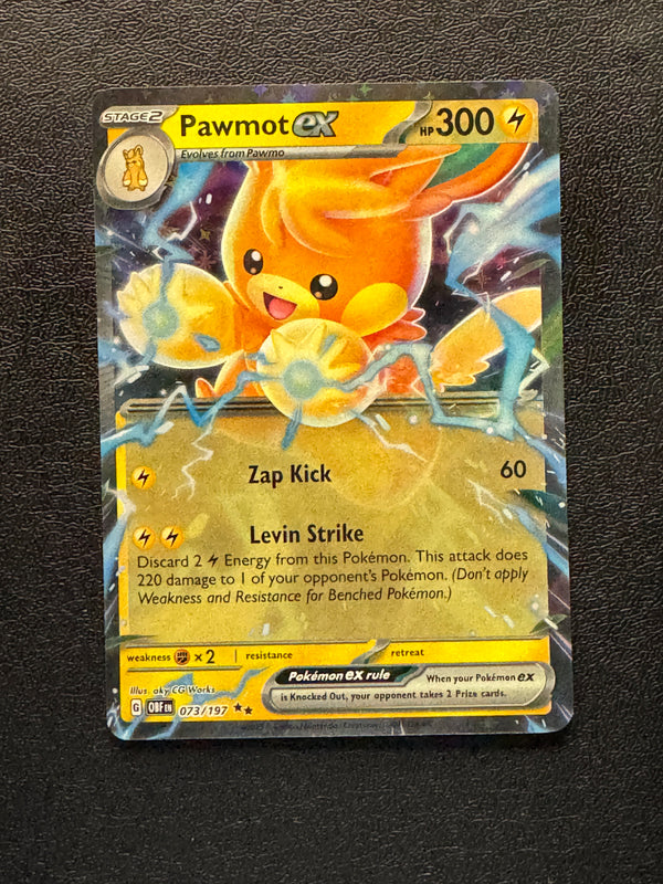 073 Pawmot ex Obsidian Flames Double Rare Near Mint