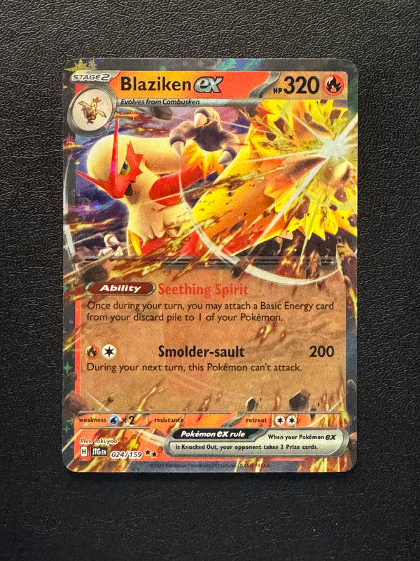 024 Blaziken ex Journey Together Double Rare Near Mint