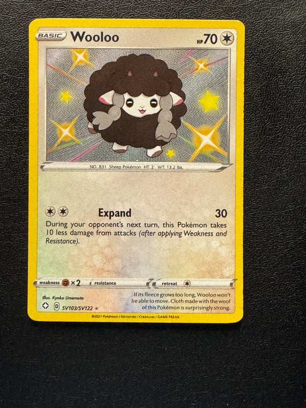 SV103 Wooloo Shining Fates Rare Shiny Near Mint