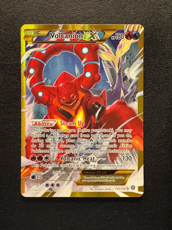 115 Volcanion EX Steam Siege Rare Secret Moderately Played