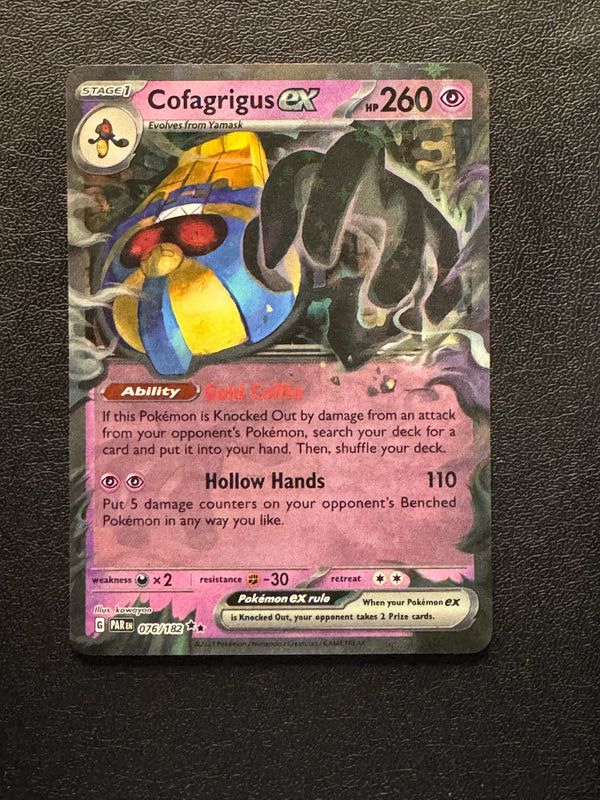 076 Cofagrigus ex Paradox Rift Double Rare NM