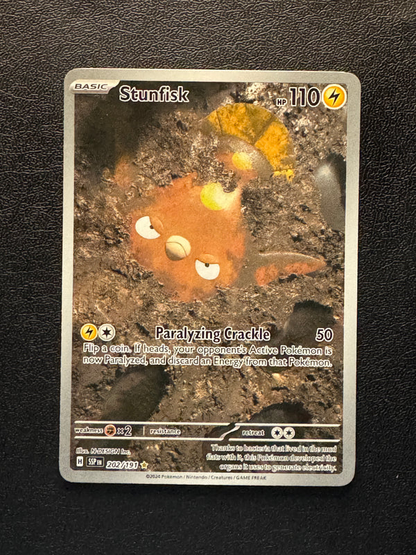 202 Stunfisk Surging Sparks Illustration Rare NM