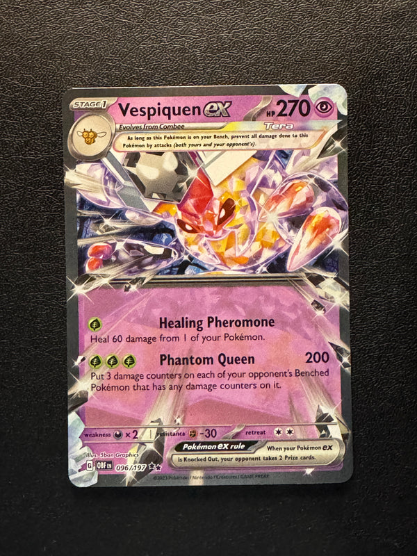 096 Vespiquen ex Obsidian Flames Double Rare Near Mint