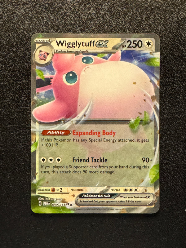 040 Wigglytuff ex Scarlet & Violet 151 Double Rare Near Mint
