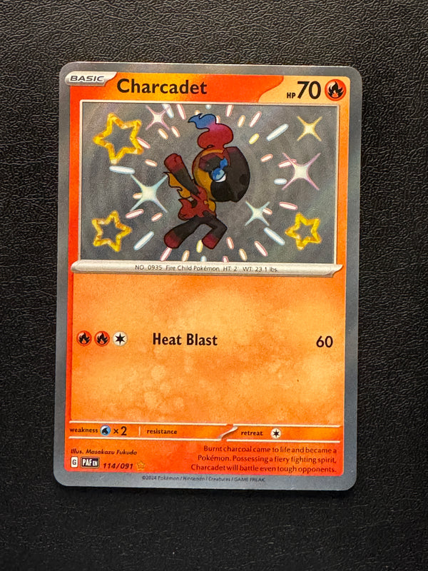 114 Charcadet Paldean Fates Shiny Rare Near Mint